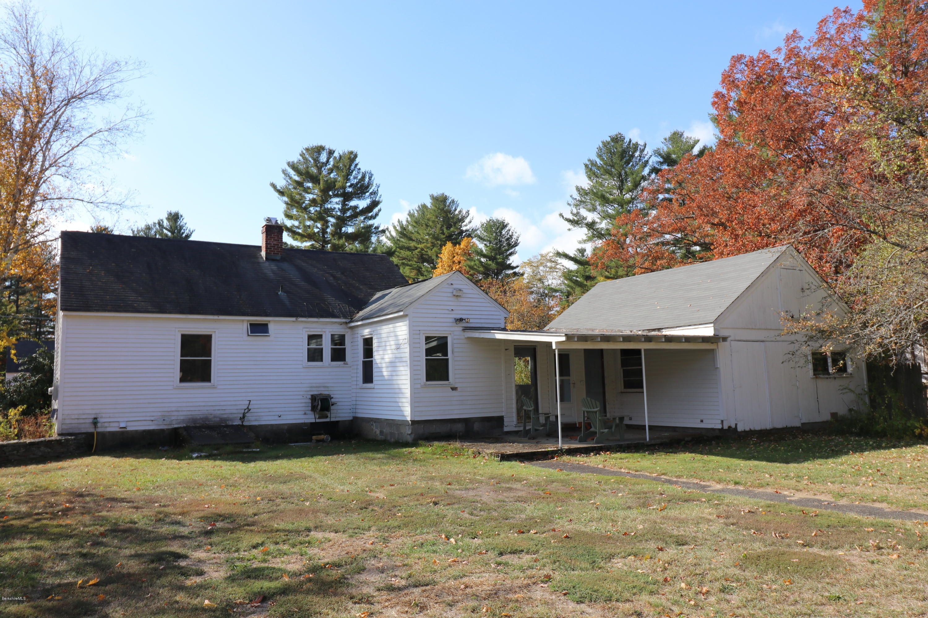 283 Clayton Road Sheffield, MA 01222 - Photo 4 of 19 Rear of house