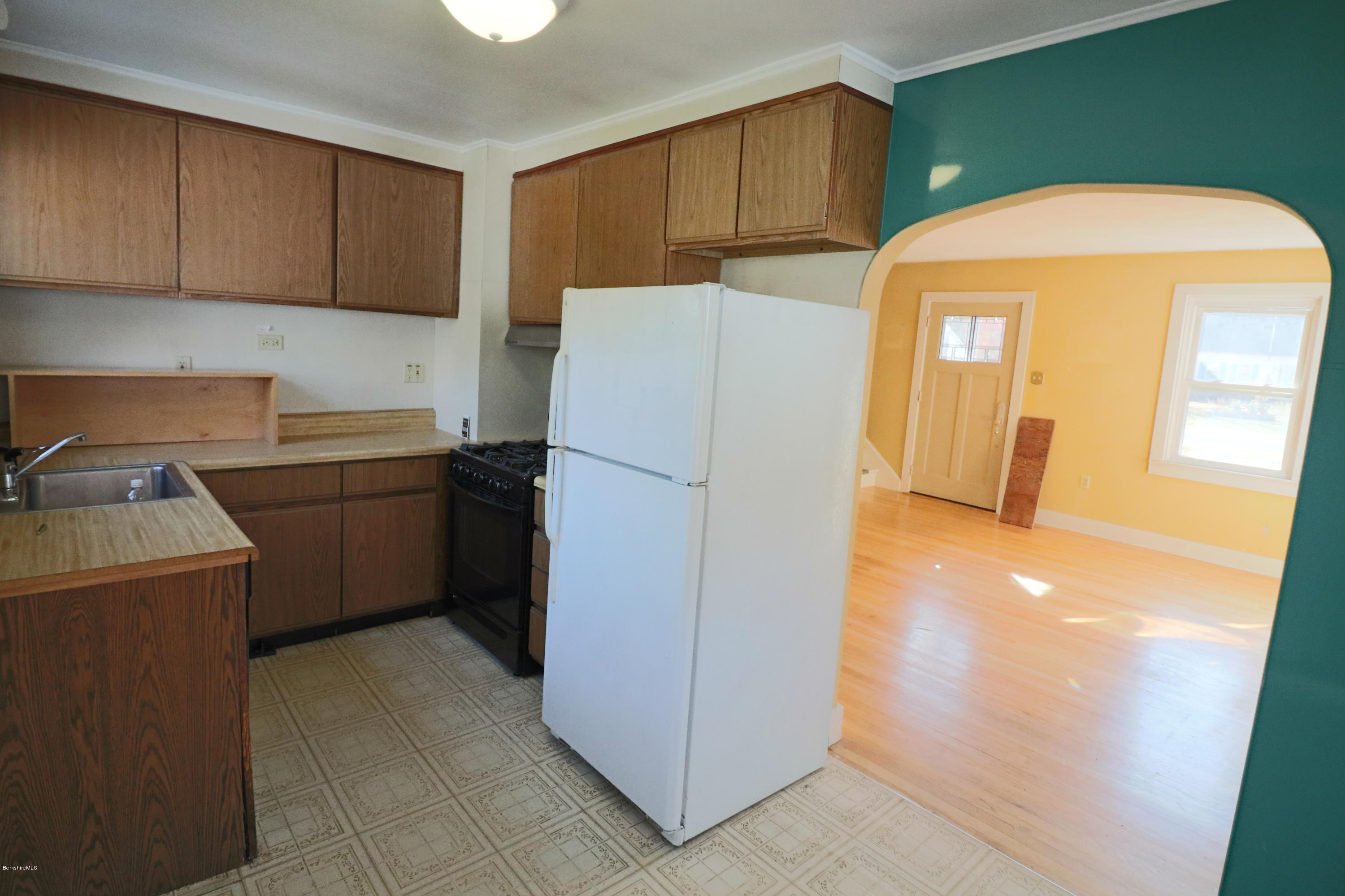 283 Clayton Road Sheffield, MA 01222 - Photo 8 of 19 Kitchen into Living Room