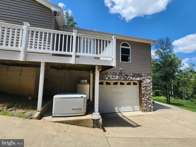 a view of a house with a balcony
