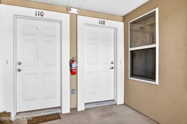 a view of front door