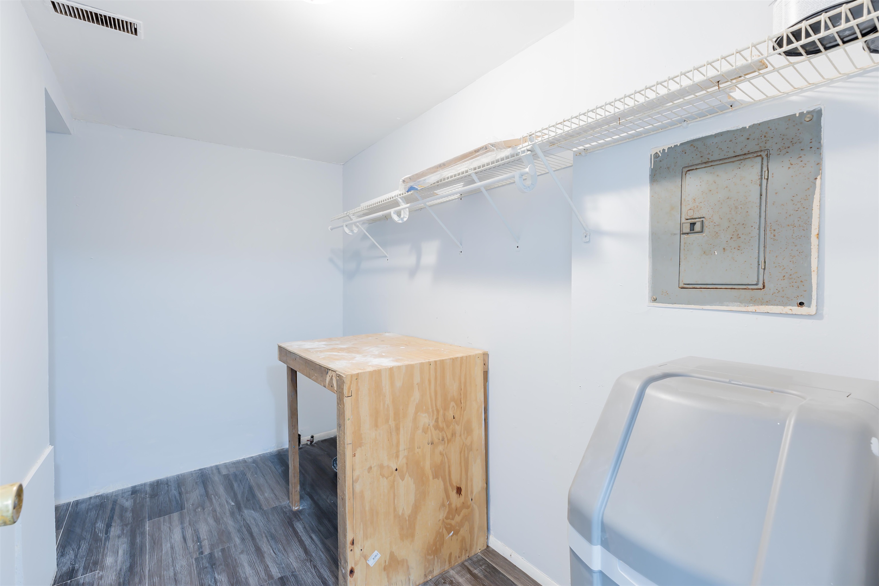 900 East Main Street Rio Grande, NJ 08242 - Photo 13 of 29 a utility room with a sink a mirror and wooden floor