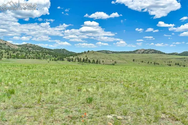 a view of a lake with a mountain