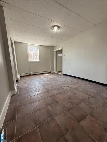 a view of a livingroom with a window