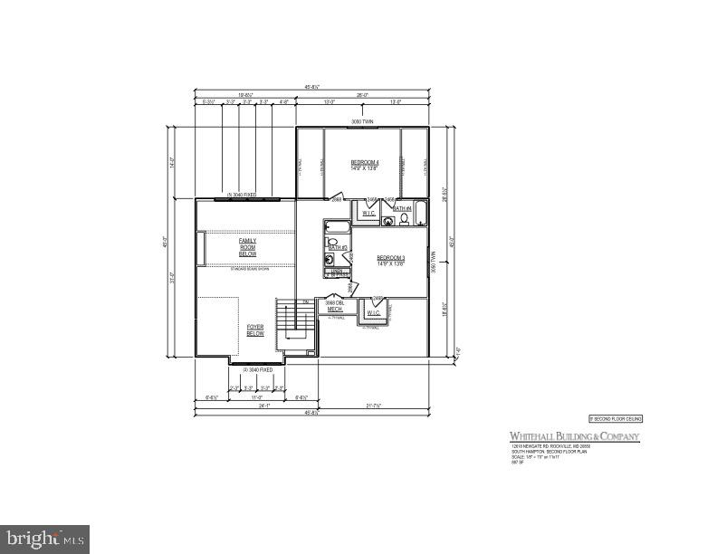 12618 Newgate Road Rockville, MD 20850 - Photo 33 of 33 Upper level floor plan.