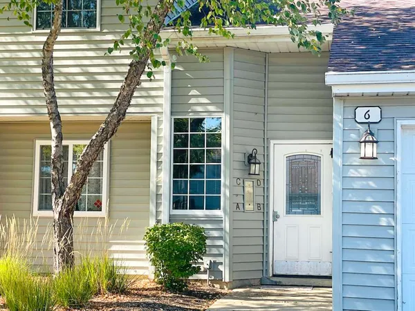 a front view of a house with a window