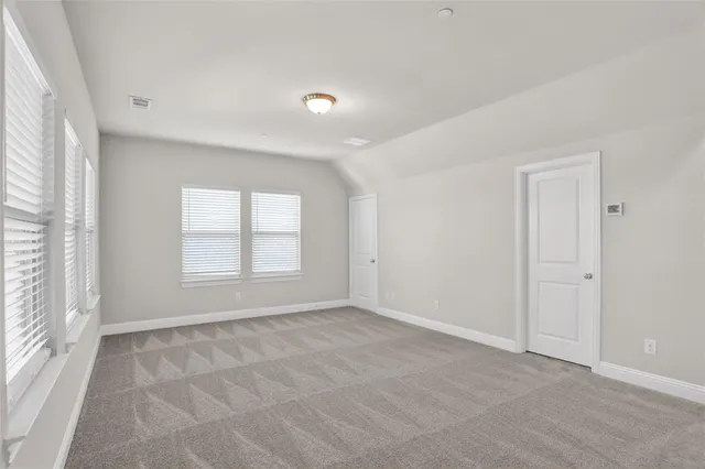 a view of a balcony with iron