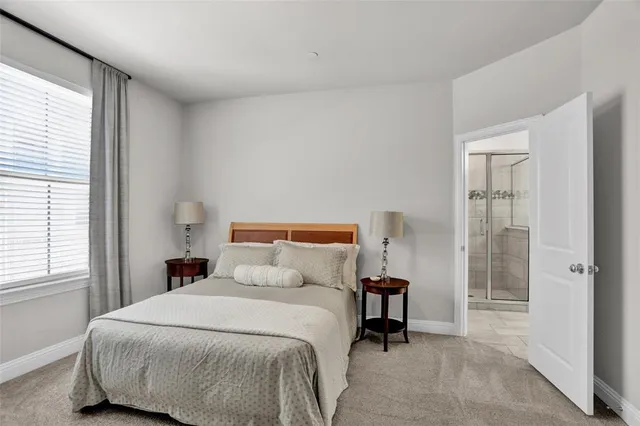 a bathroom with a double vanity sink mirror and double