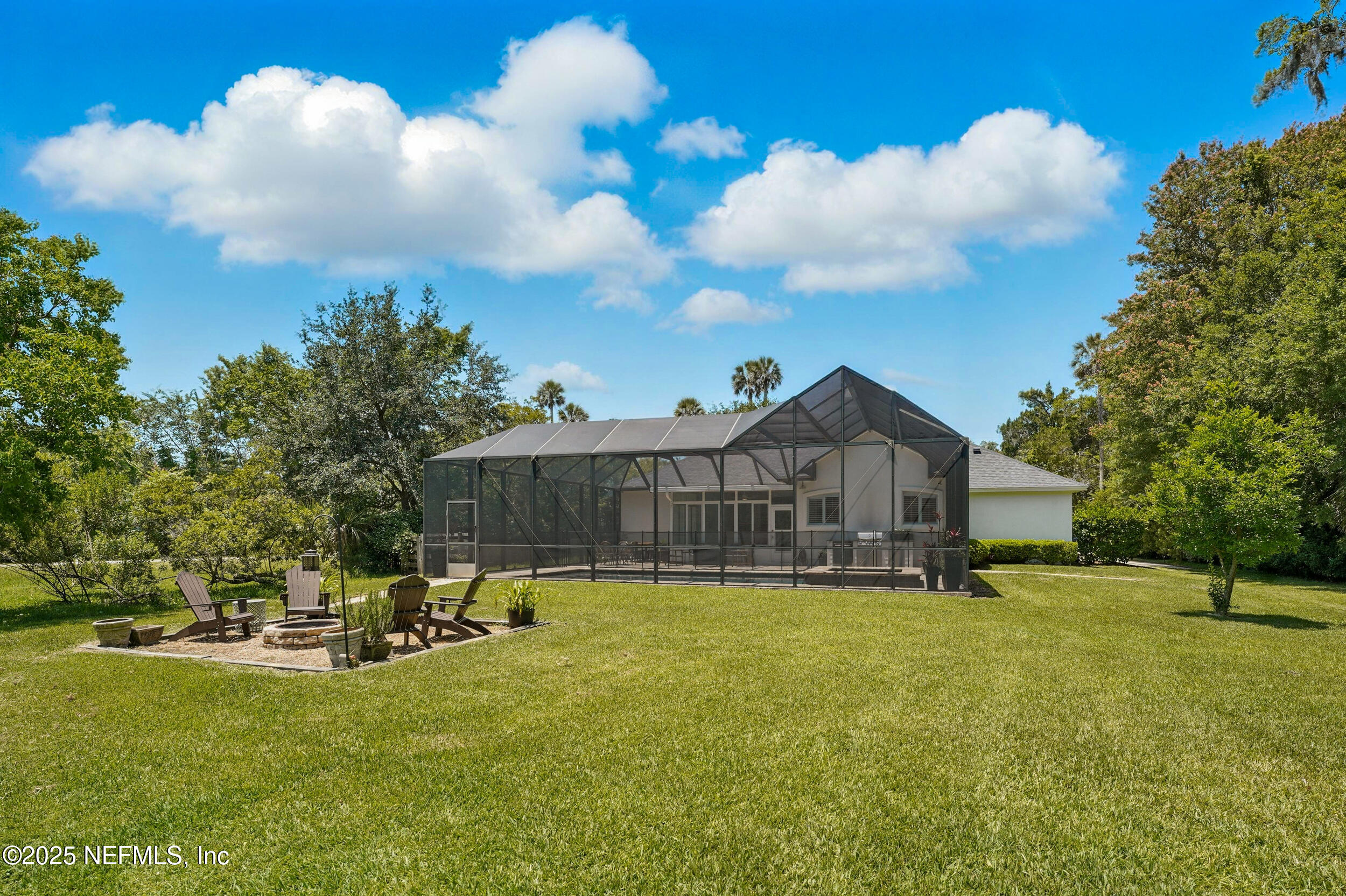 150 South Roscoe Boulevard Ponte Vedra Beach, FL 32082 - Photo 67 of 84 Back of Home, Firepit Area