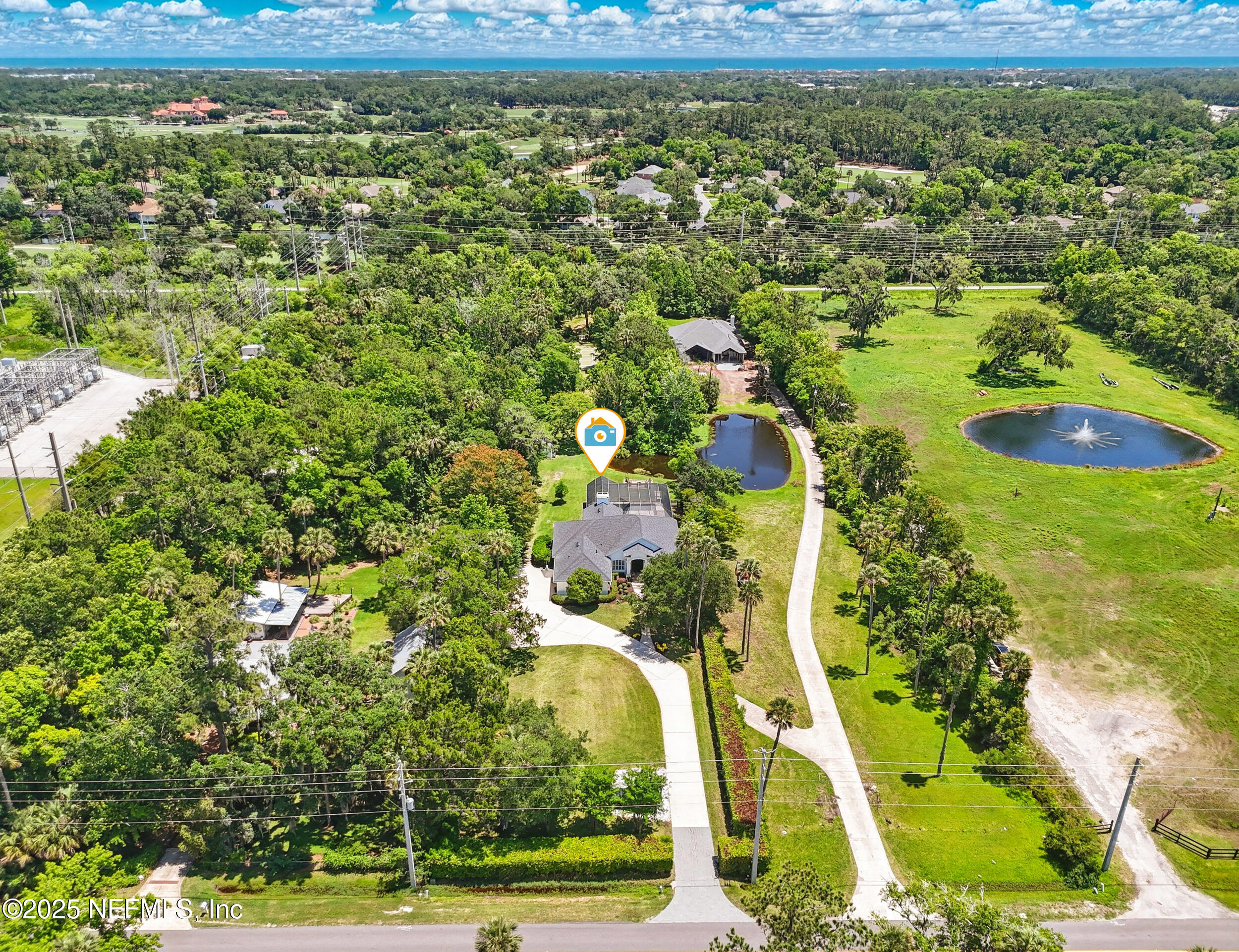 150 South Roscoe Boulevard Ponte Vedra Beach, FL 32082 - Photo 76 of 84 Aerial of Home & Property