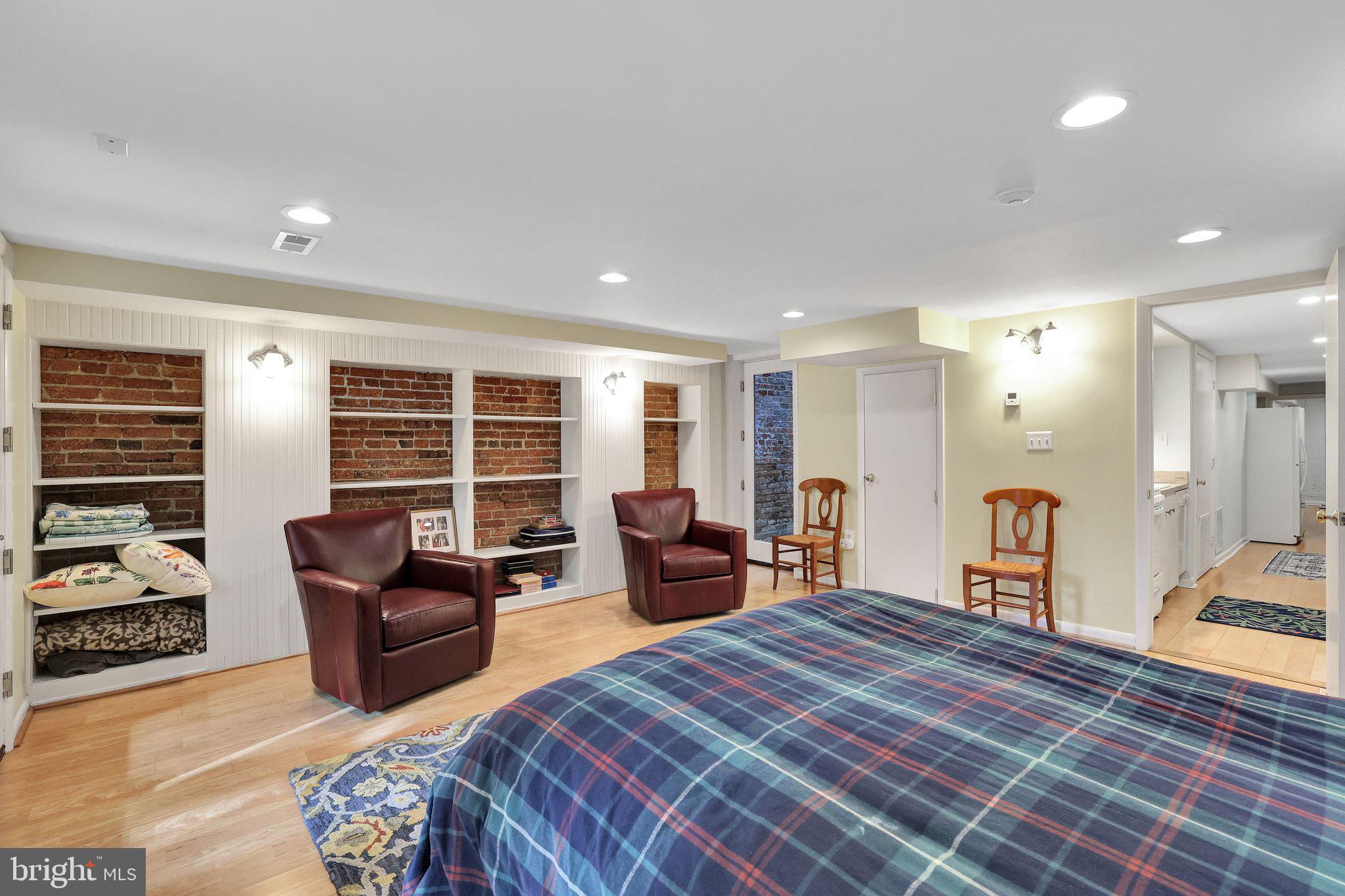 2230 Decatur Place Northwest Washington, DC 20008 - Photo 20 of 22 English basement bedroom (in-law suite)