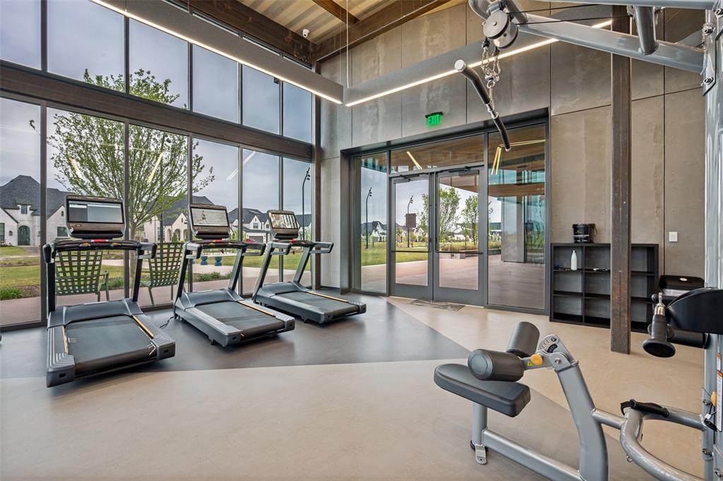 4400 Meander Way Prosper, TX 75078 - Photo 33 of 40 a view of a room with gym equipment