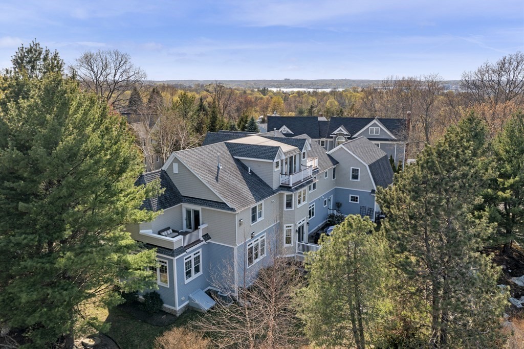 6 Captains Walk Lane Marblehead, MA 01945 - Photo 3 of 39 an aerial view of a house with a garden