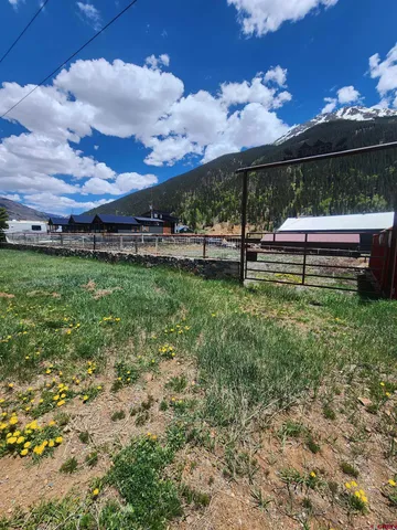 a view of a lake with houses