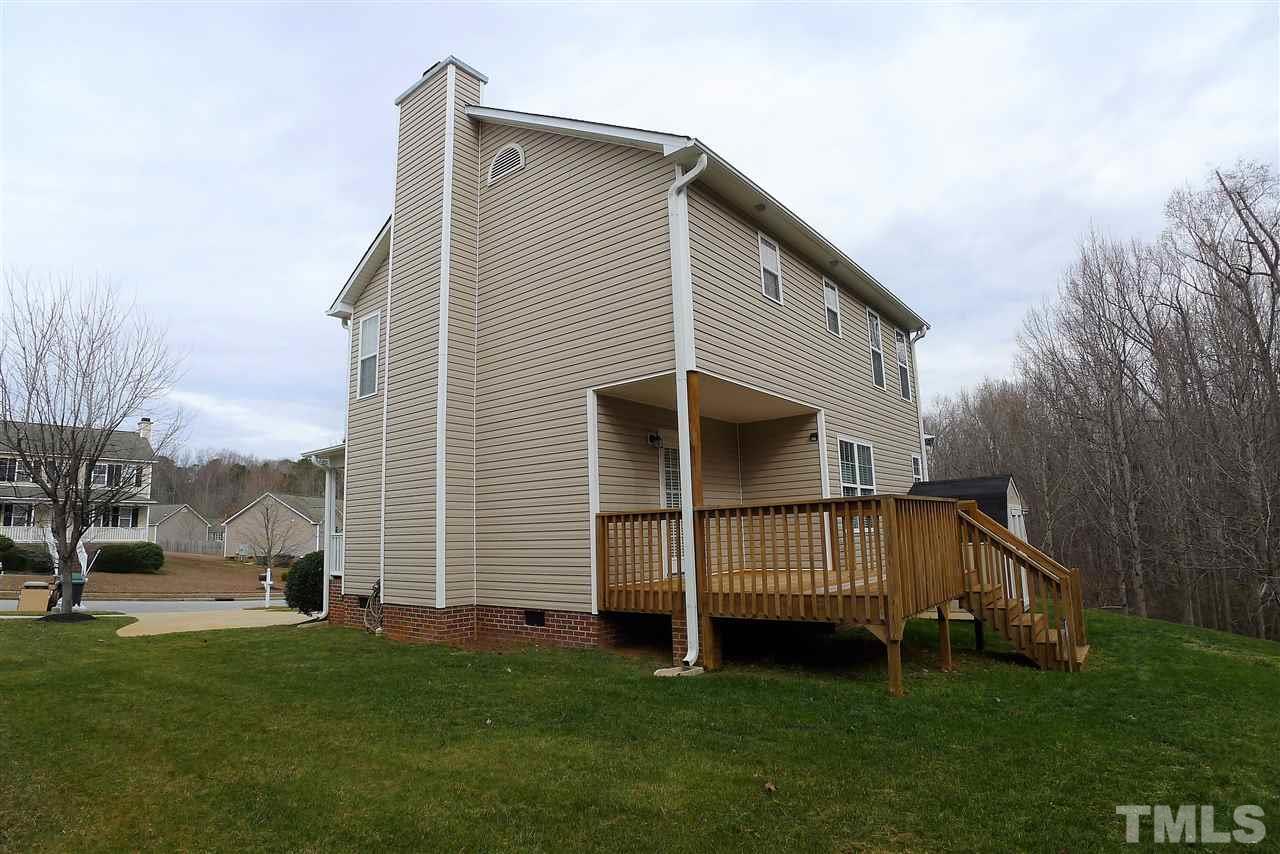 208 Muirfield Ridge Drive Garner, NC 27529 - Photo 28 of 30 a view of backyard with deck
