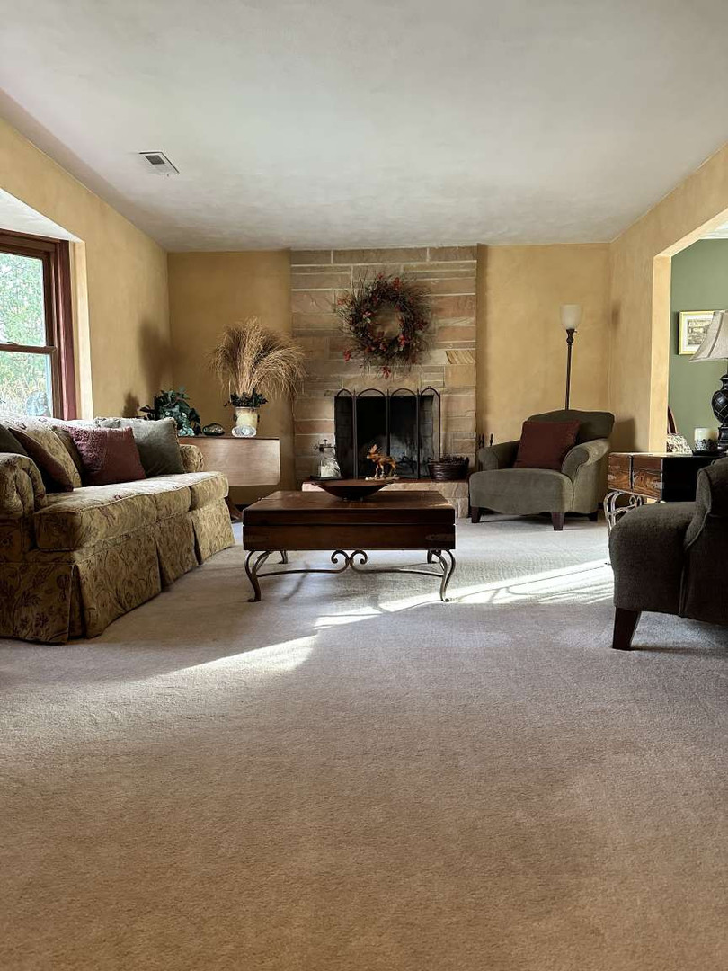 11 Marty Lane Macomb, IL 61455 - Photo 3 of 25 a living room with furniture and a fireplace