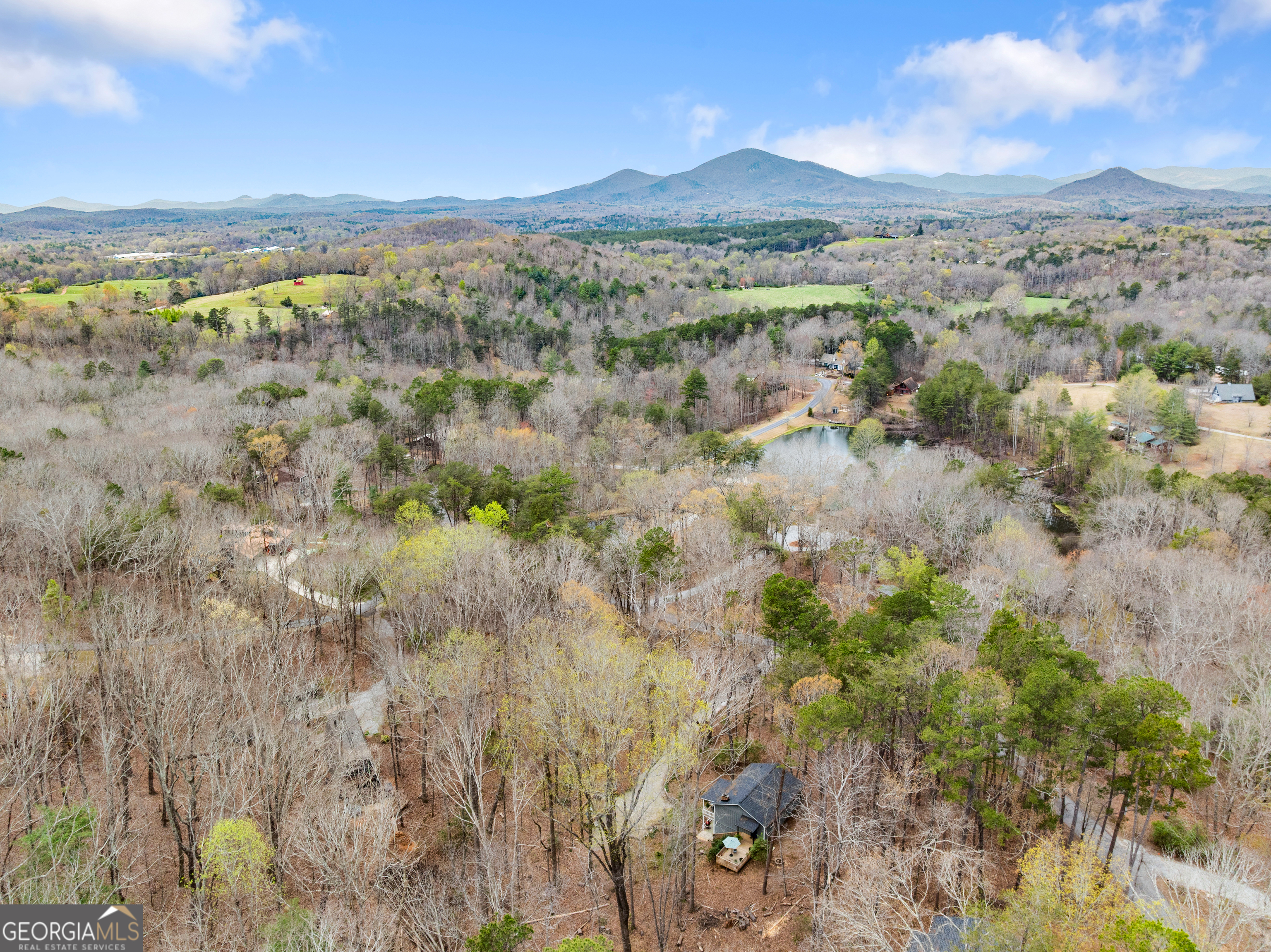 426 Skyview Circle Clarkesville, GA 30523 - Photo 41 of 42 a view of lake with mountain view