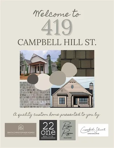$1,845,000 | 419 Campbell Hill Street Northwest, Marietta, GA 30060