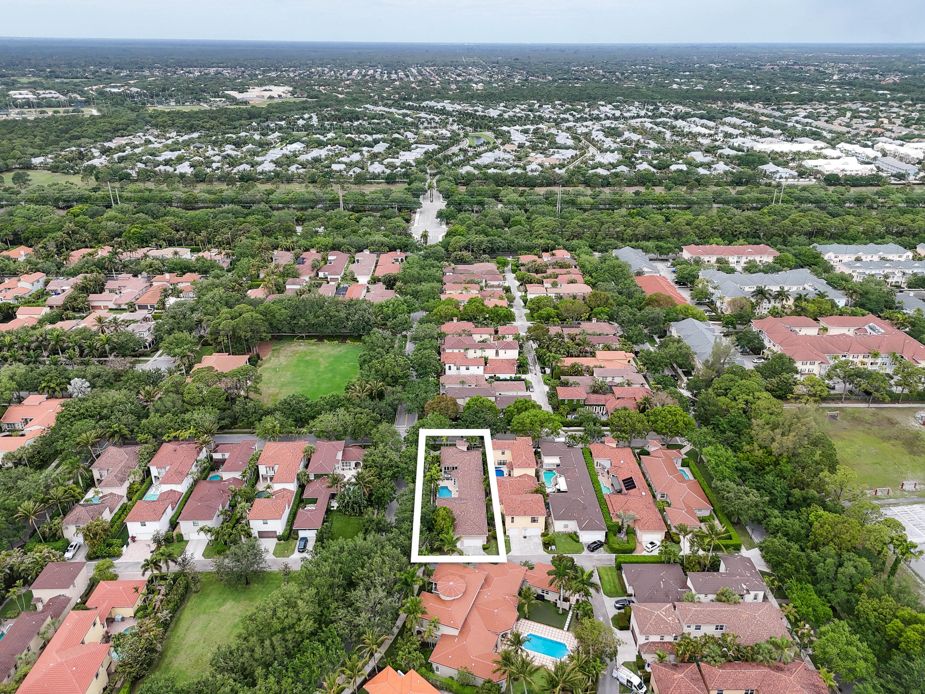 111 Bilboa Drive Jupiter, FL 33458 - Photo 35 of 35 an aerial view of multiple house