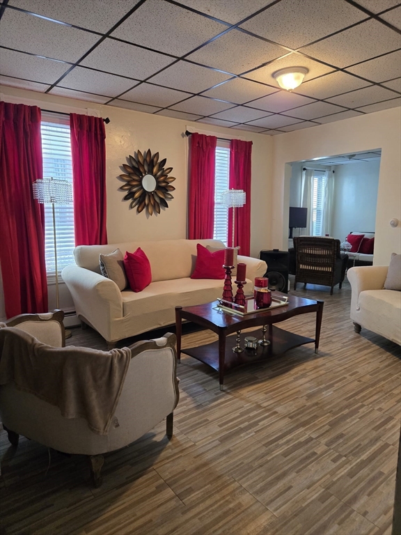 100 Bailey Street, Unit 1 Lawrence, MA 01843 - Photo 3 of 8 a living room with furniture and a potted plant
