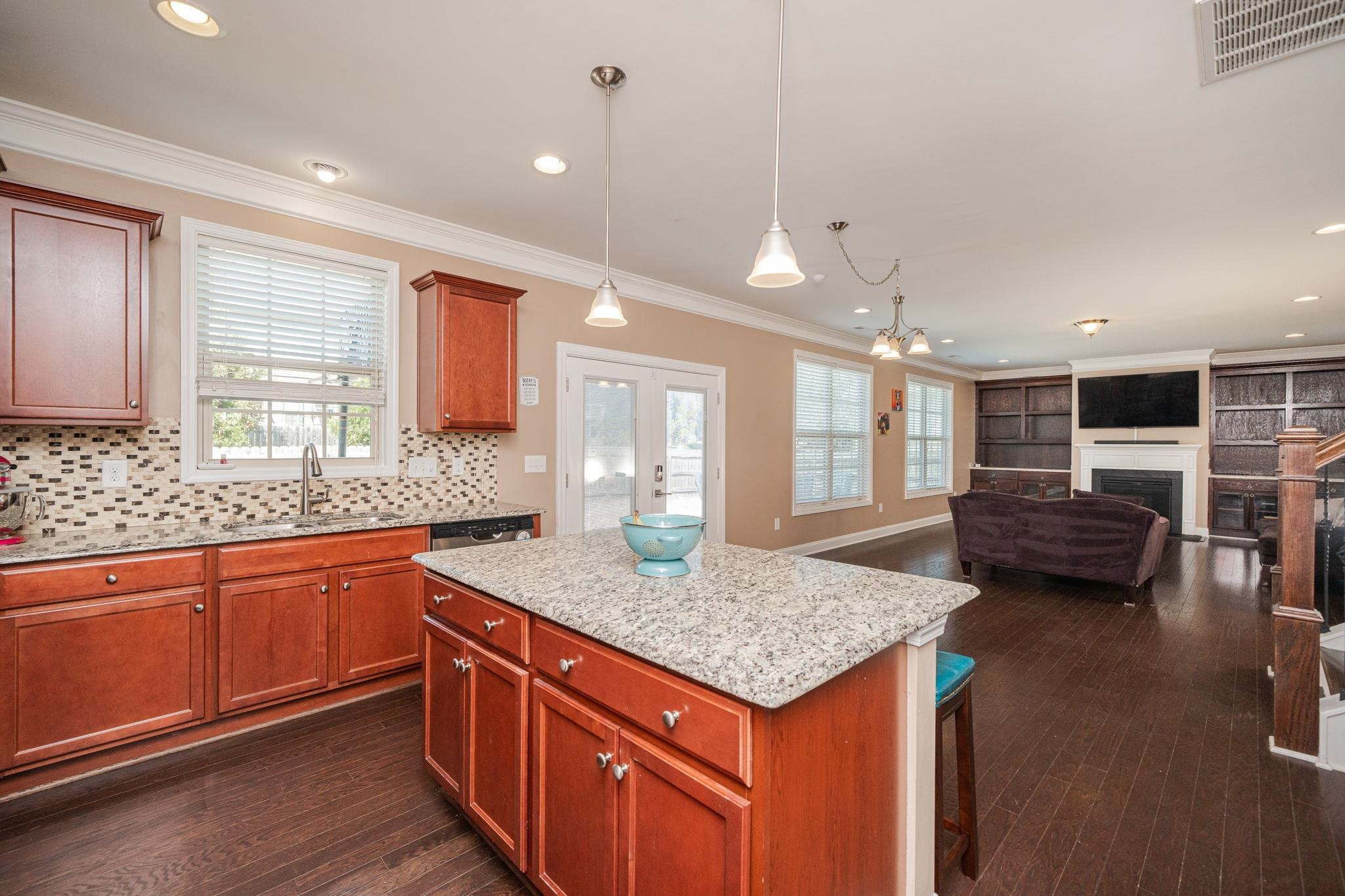 7653 Channery Way Raleigh, NC 27616 - Photo 7 of 46 Kitchen Opens to Family Room