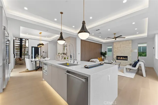 a bathroom with a shower and a toilet