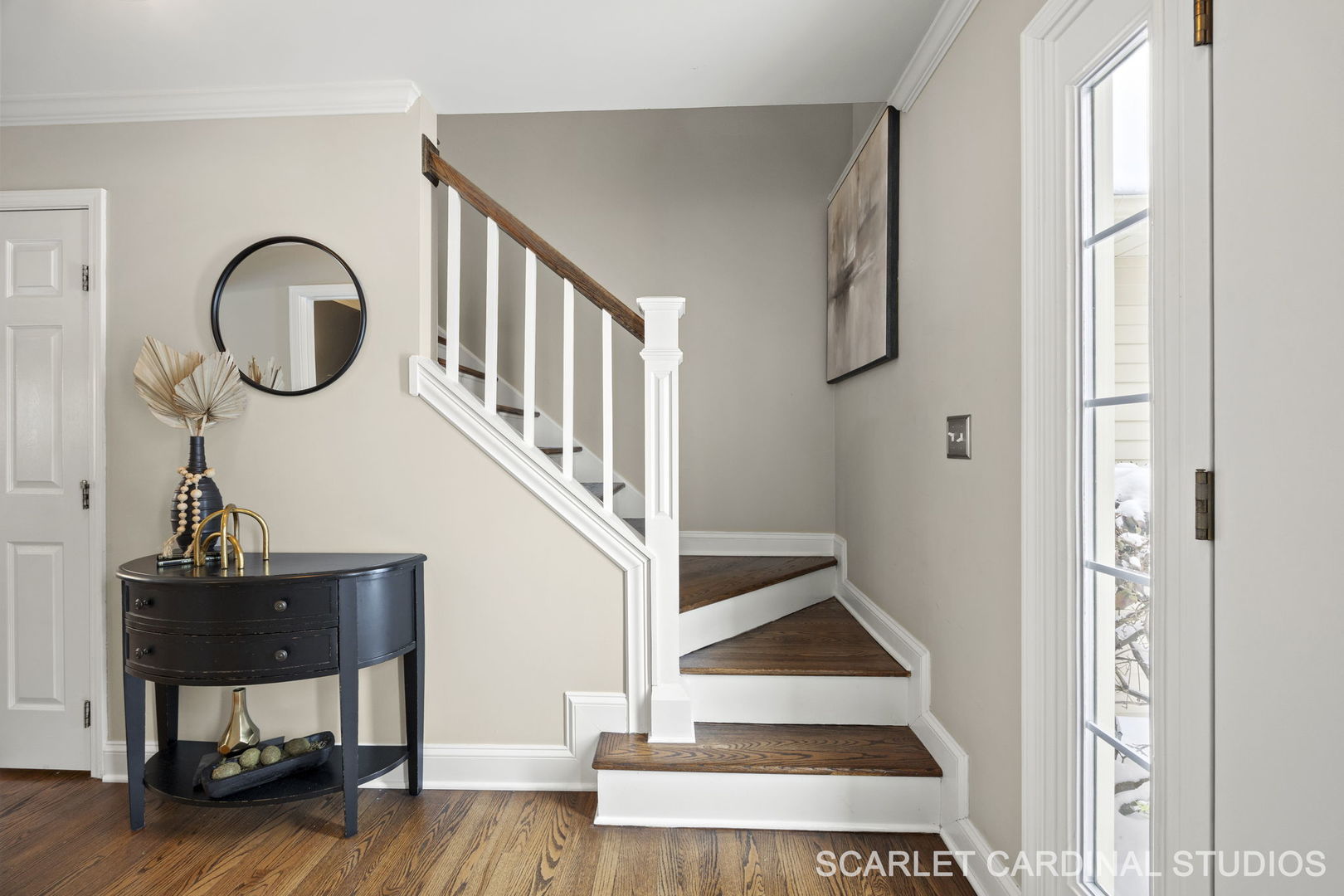 295 Meadowview Lane Aurora, IL 60502 - Photo 3 of 42 a view of entryway and hall with wooden floor