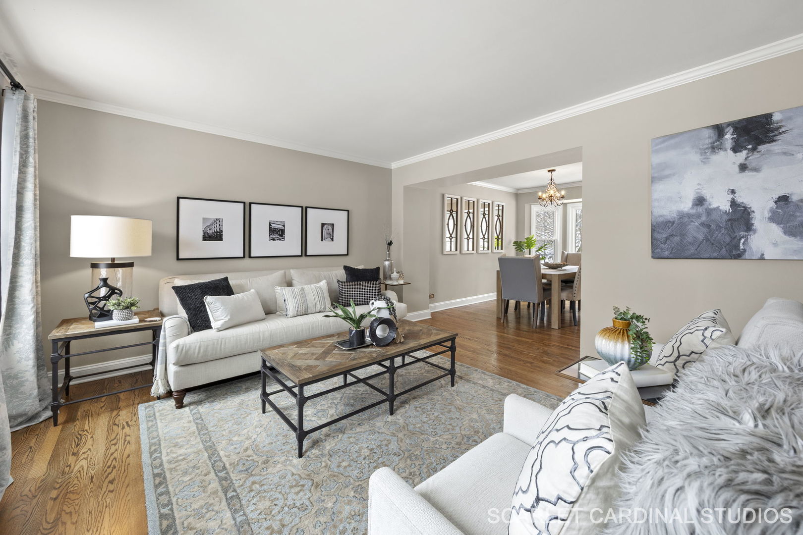 295 Meadowview Lane Aurora, IL 60502 - Photo 4 of 42 a living room with furniture and wooden floor