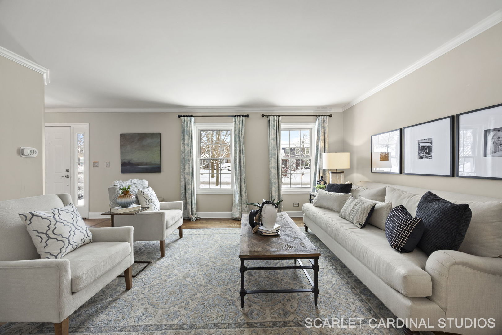 295 Meadowview Lane Aurora, IL 60502 - Photo 5 of 42 a living room with furniture and a large window