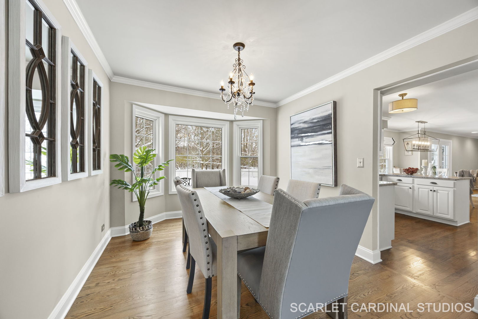 295 Meadowview Lane Aurora, IL 60502 - Photo 7 of 42 a view of a dining room with furniture and wooden floor