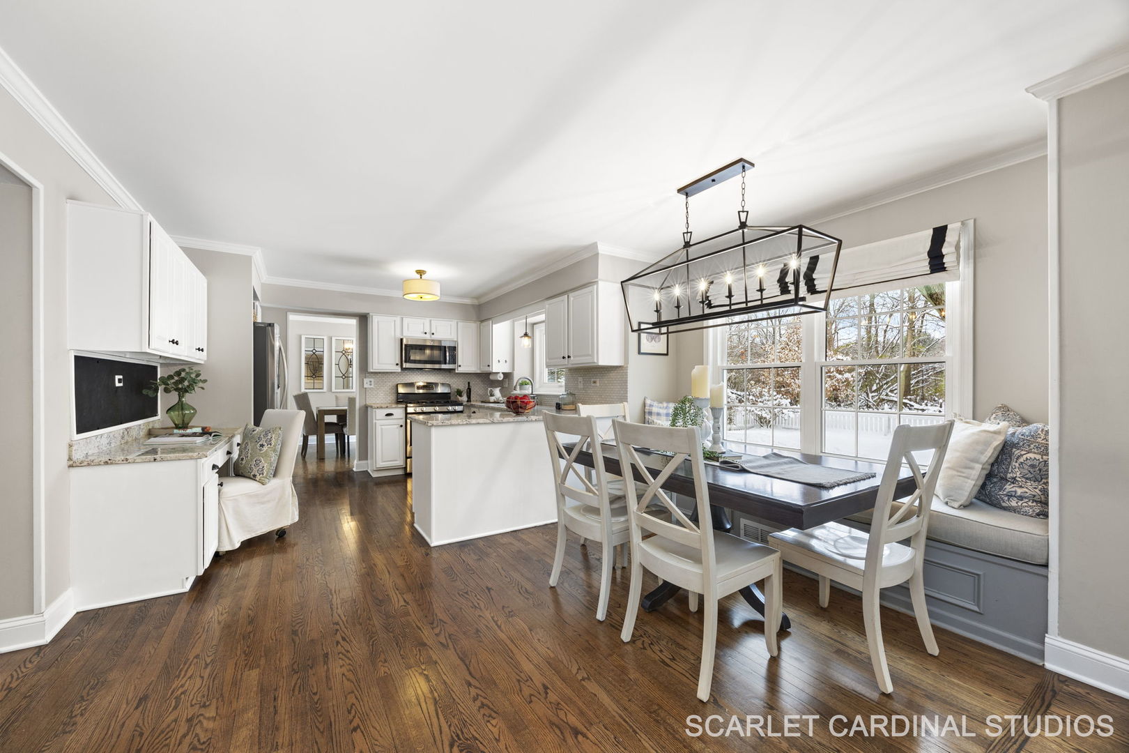 295 Meadowview Lane Aurora, IL 60502 - Photo 10 of 42 a view of a dining room with furniture and wooden floor