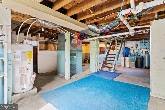 a view of a storage room