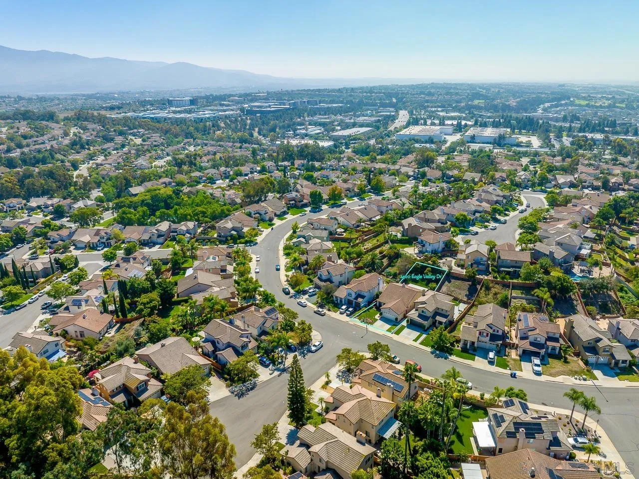 2460 Eagle Valley Drive Chula Vista, CA 91914 - Photo 33 of 35 an aerial view of a city with lots of residential buildings