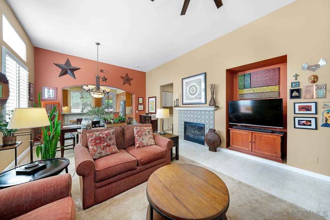 2460 Eagle Valley Drive Chula Vista, CA 91914 - Photo 5 of 35 a living room with furniture and a flat screen tv