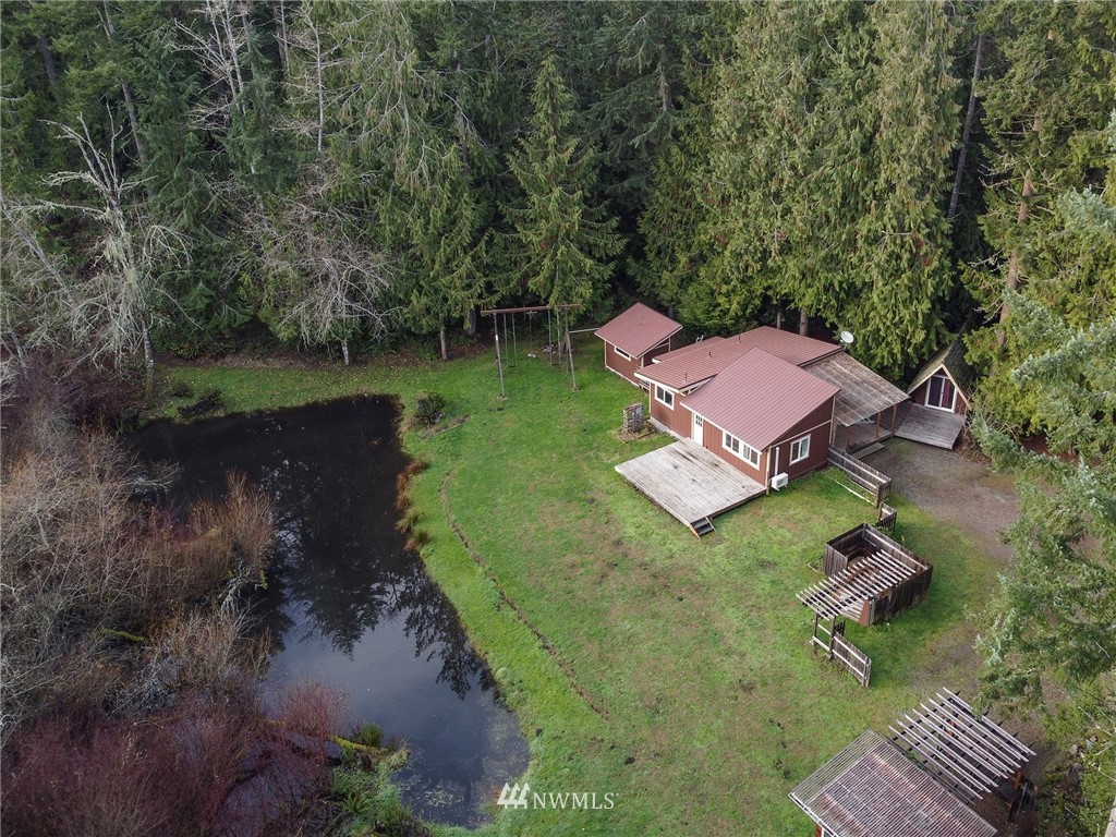 463 Autumn Road Sequim, WA 98382 - Photo 2 of 40 an aerial view of a house with a yard
