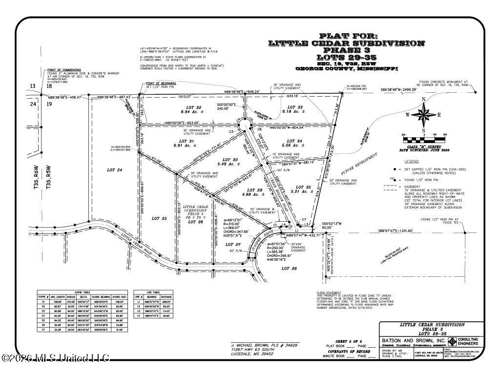 Hill Road Lucedale, MS 39452 - Photo 2 of 2 Little Cedar Phase 3