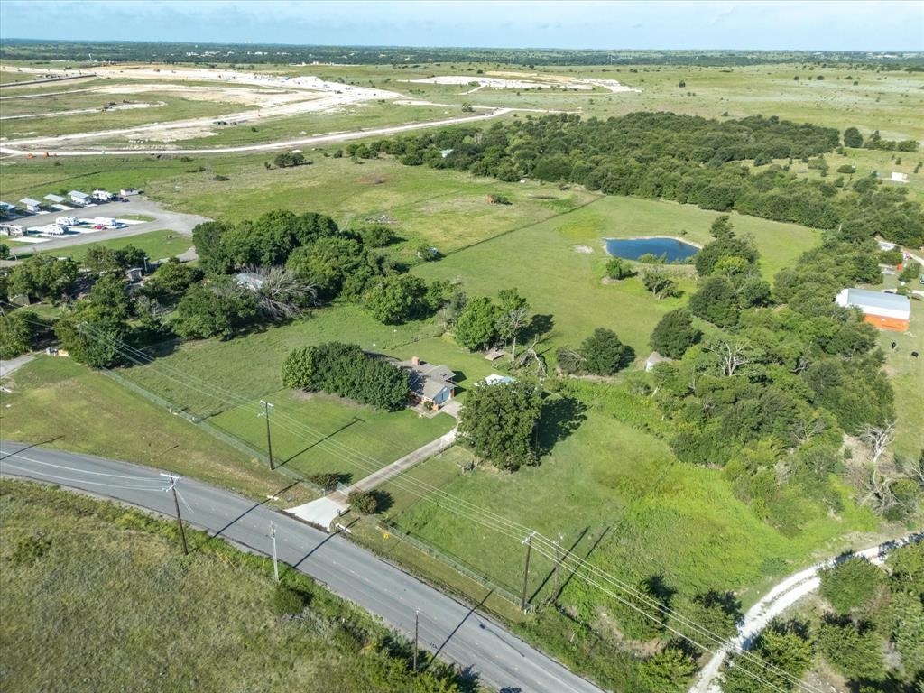 2690 Kelly Road Aledo, TX 76008 - Photo 18 of 19 Aerial view of property's location with a nearby body of water and rural landscape