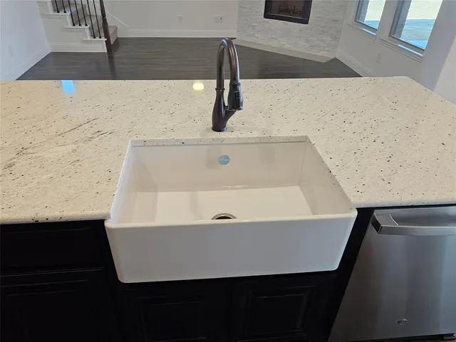 a bathroom with a sink