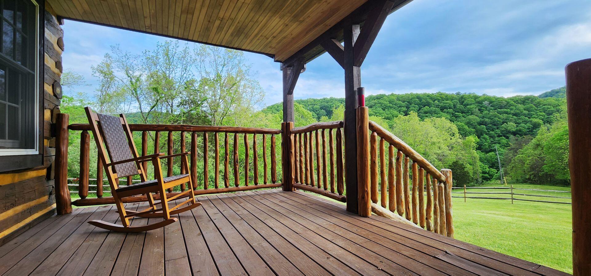 490 Humphreys Run Road Union, WV 24951 - Photo 8 of 108 a view of a two chairs in the balcony