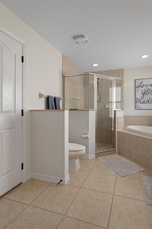 11370 Terrell Road Spring Hill, FL 34608 - Photo 29 of 54 a bathroom with a shower and a toilet