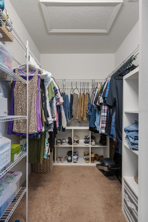 11370 Terrell Road Spring Hill, FL 34608 - Photo 33 of 54 a view of walk in closet with clothes and shoes