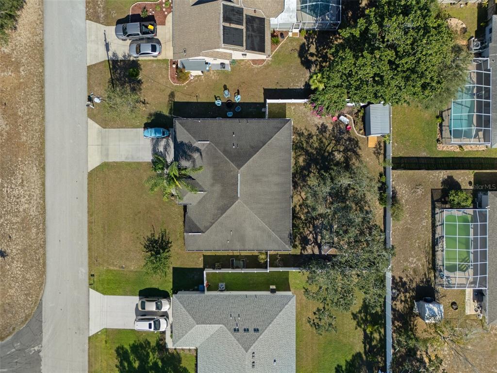 11370 Terrell Road Spring Hill, FL 34608 - Photo 53 of 54 aerial view of a house with a yard