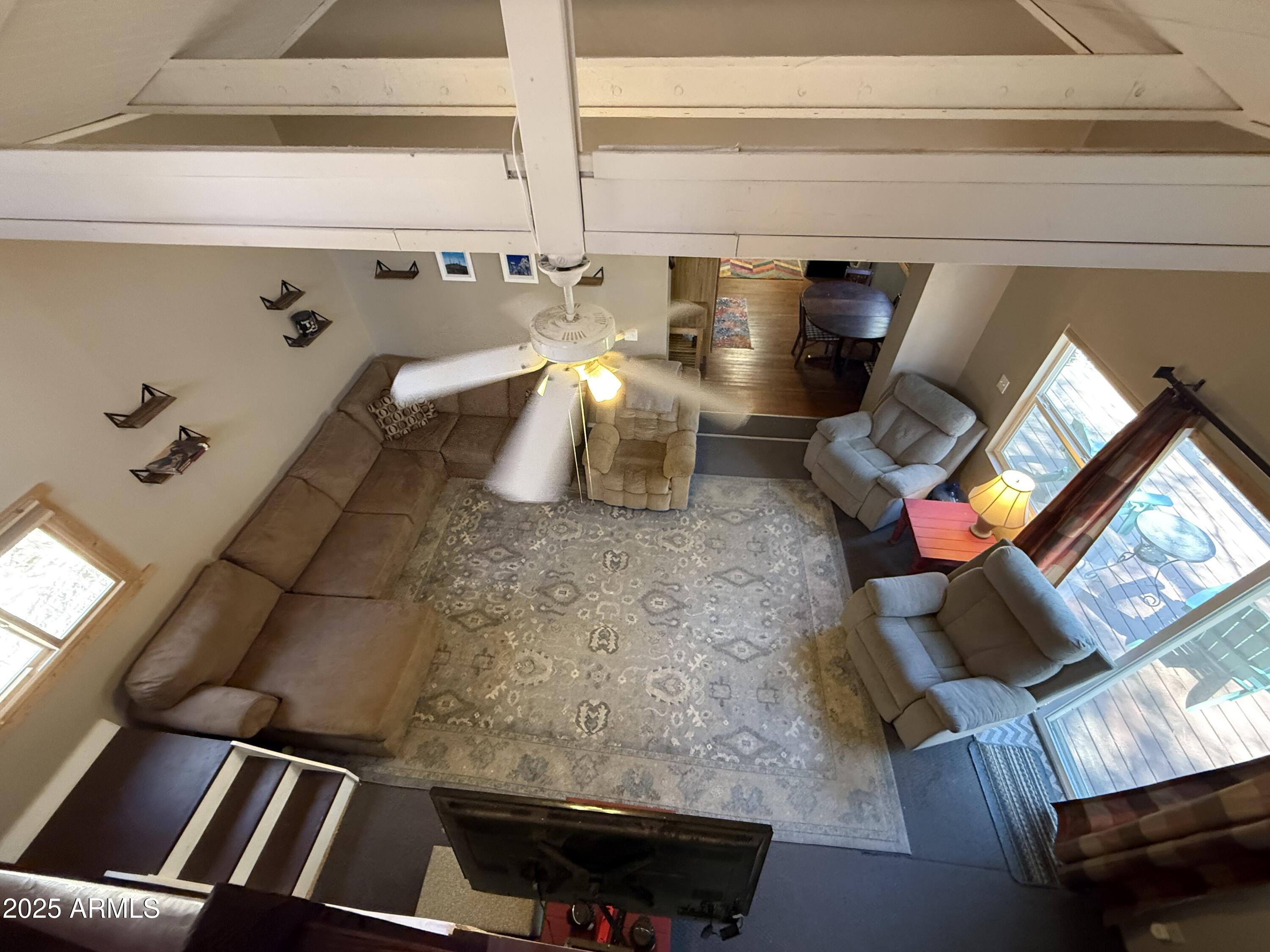 23295 South Towers Mountain Road Crown King, AZ 86343 - Photo 17 of 34 Living area from loft