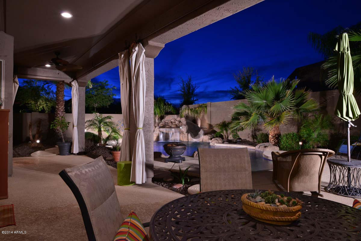 5020 West Rowel Road Phoenix, AZ 85083 - Photo 69 of 73 Night-Patio View