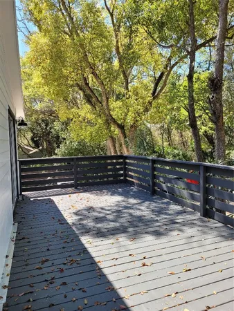 a view of outdoor space and deck
