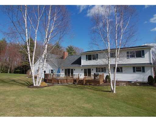 14 W Road Kents Hill, ME 04349 - Photo 22 of 25 Exterior Back. and vack yard and deck