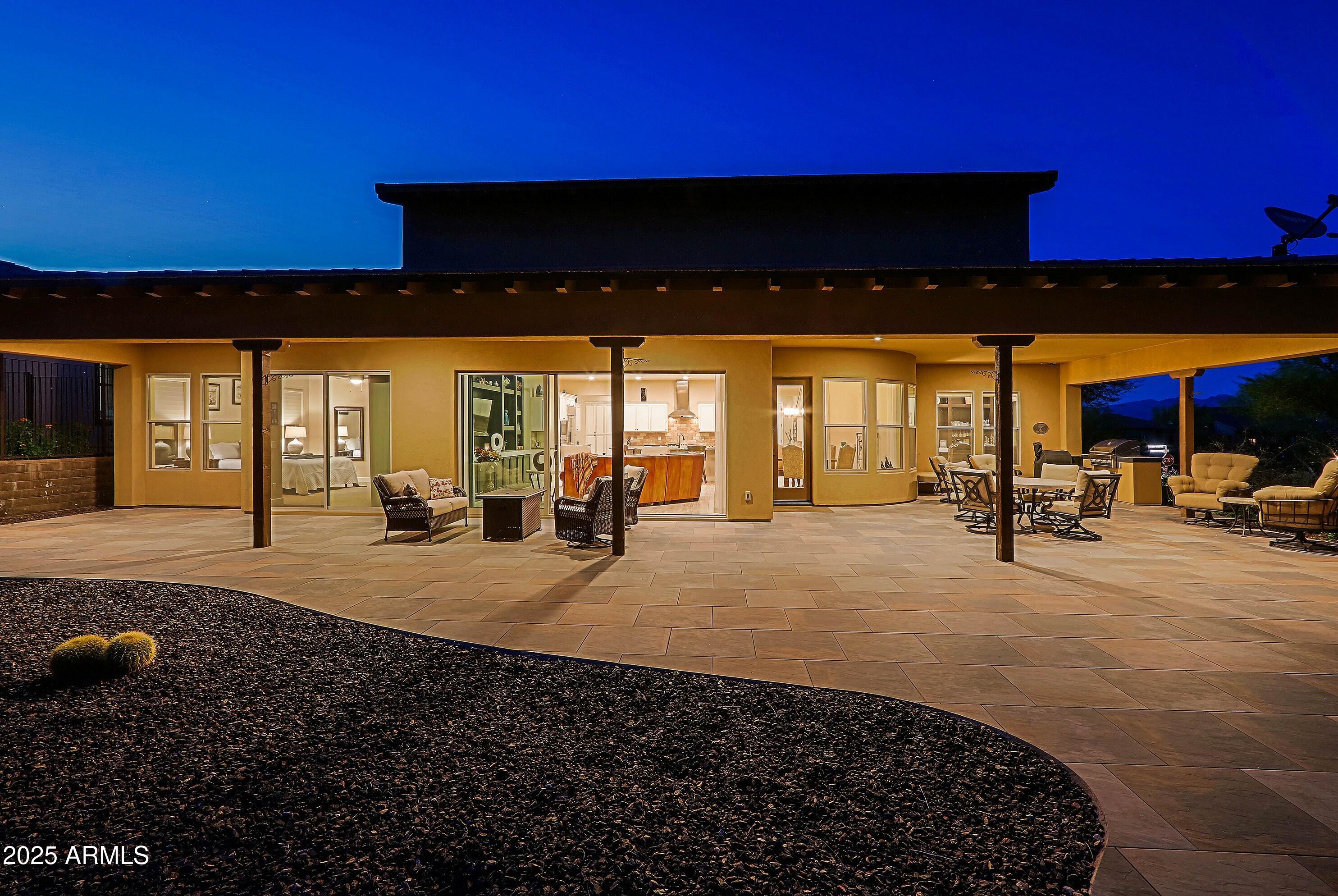 17249 East Fort Verde Road Rio Verde, AZ 85263 - Photo 34 of 48 a view of a backyard patio