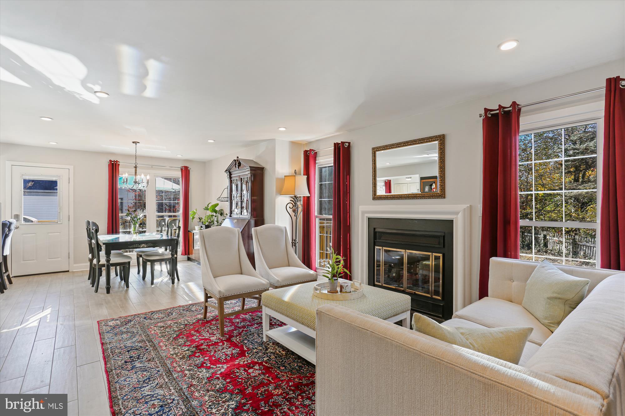 20510 Bargene Way Germantown, MD 20874 - Photo 6 of 97 Living Room with woodburning FP.