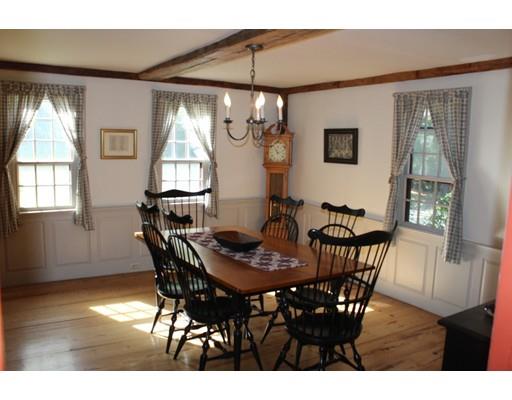 131 Spofford Road Boxford, MA 01921 - Photo 10 of 18 a view of a dining room with furniture window and wooden floor