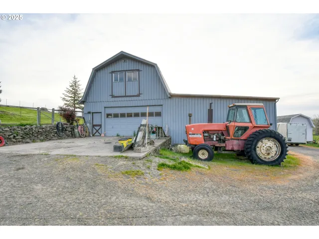 a car parked in front of a house