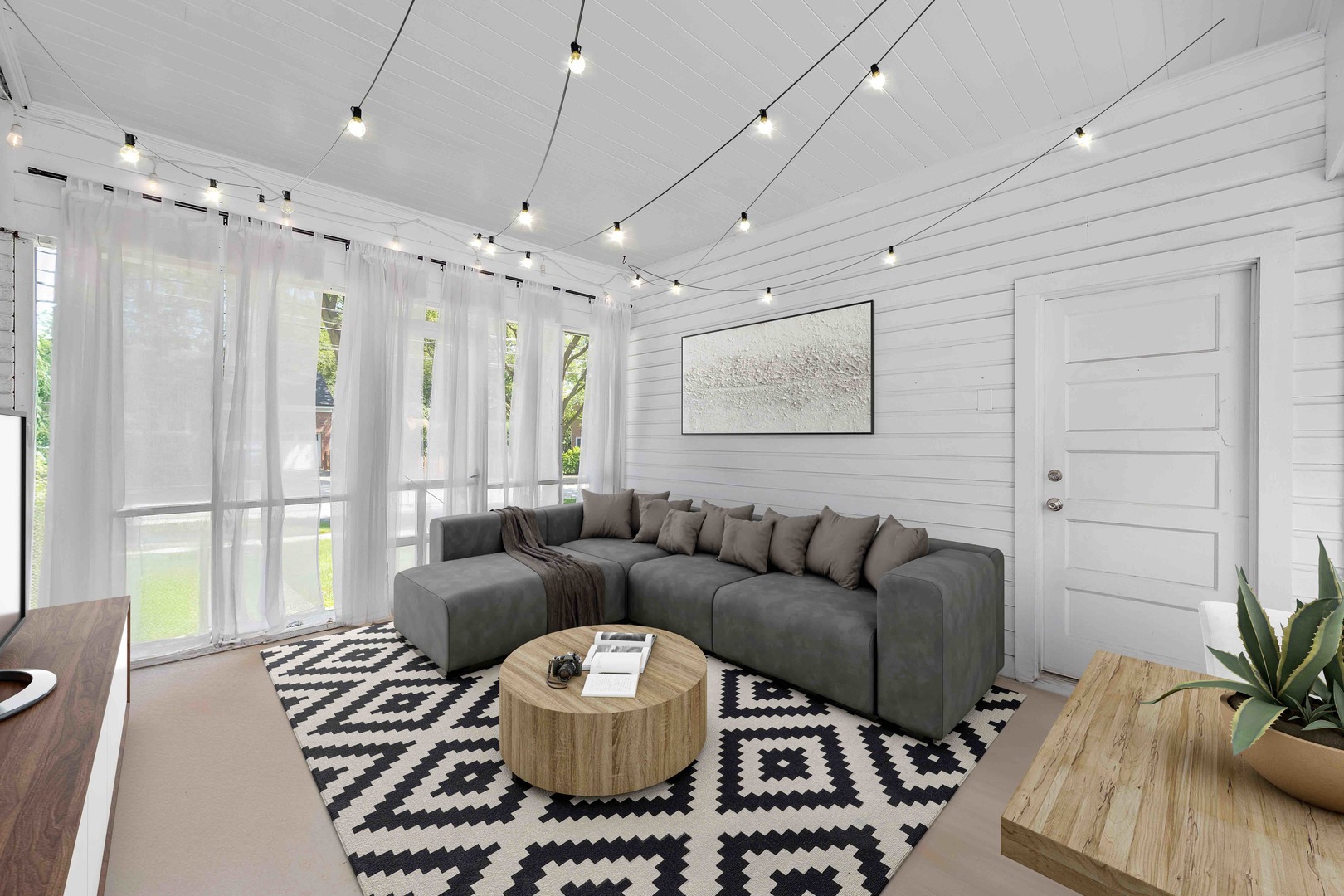 4101 Linden Avenue Western Springs, IL 60558 - Photo 18 of 29 a living room with furniture and a chandelier